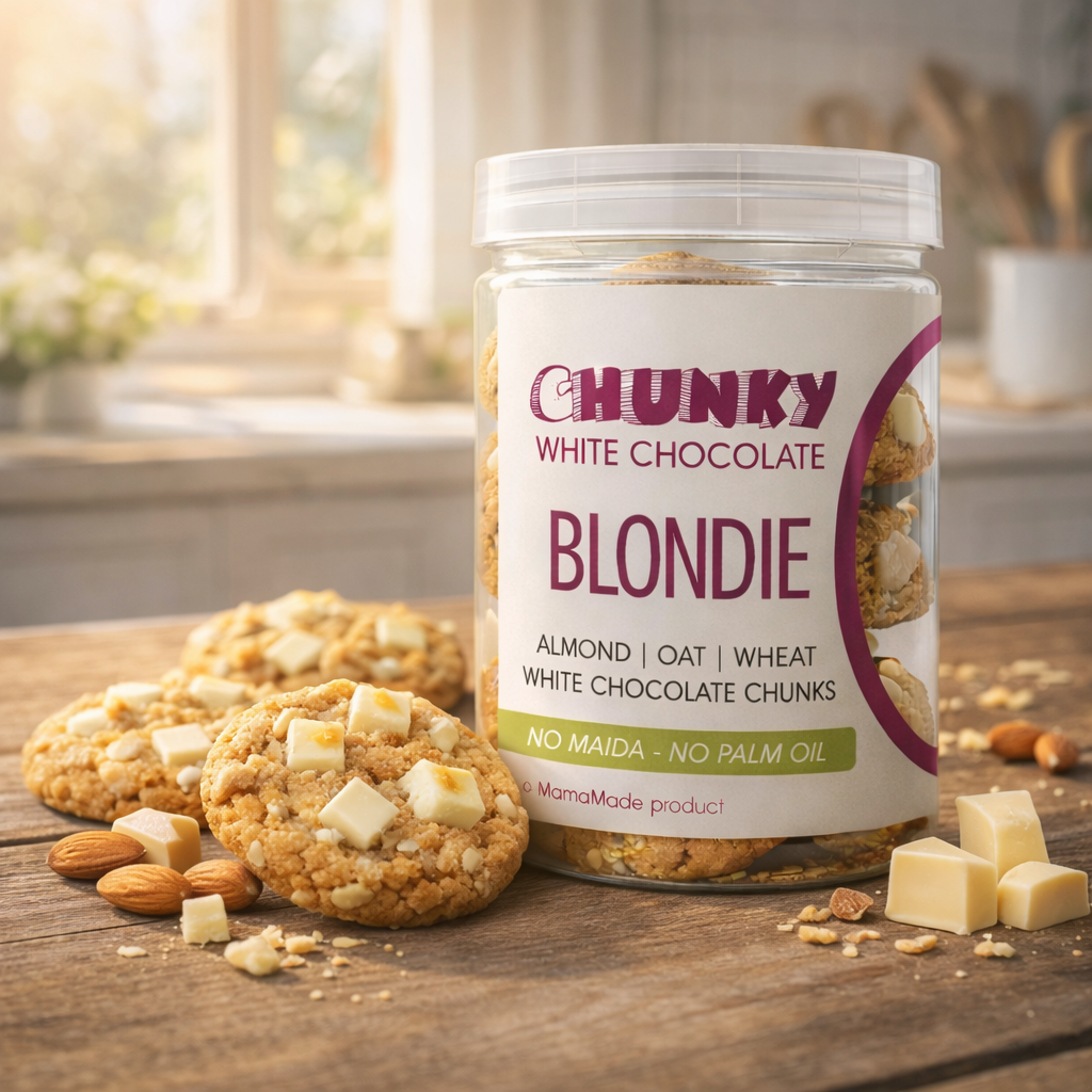 Chunky White Chocolate Cookie Blondies